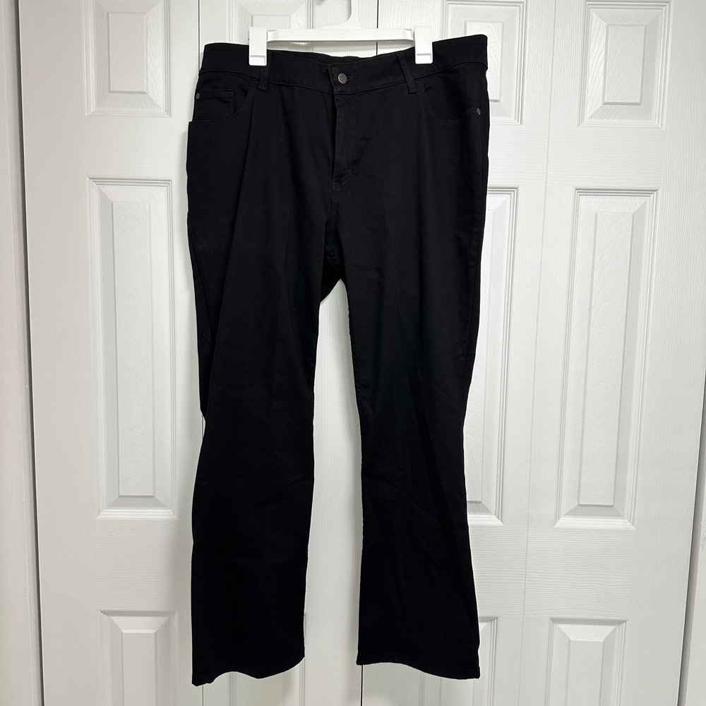 Lee Womens Black Straight Leg Denim Jeans 20W S 101WMBEWO